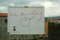 Cartel de Joan Mir que pasaba los veranos en Mont-roig