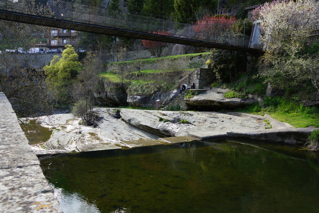 Pont penjat de Rupit.