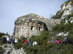 Primitiva ermita de St. Miquel