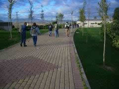 Caminando por el Parque San Miguel en Logroo
