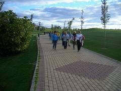 Caminando por el Parque San Miguel en Logroo