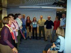 Despedida y felicitacin a los actores de "El Tenorio"