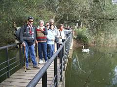 Caminando por el parque de la Grajera